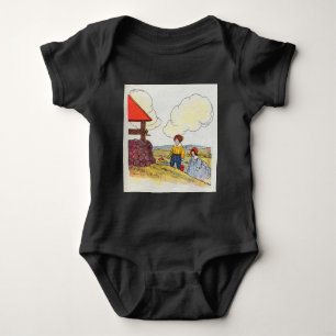 Jack und Jill gingen hinauf zum Kinderzimmer Rhyme Baby Strampler