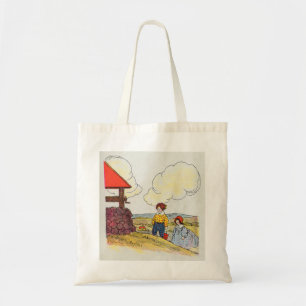 Jack und Jill gingen hinauf zum Kinderzimmer Rhyme Tragetasche