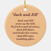 "Jack und Jill" Keramikornament (Hinten)