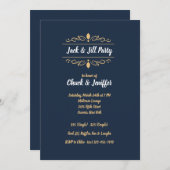 Jack und Jill Scroll Party Einladung (Vorne/Hinten)