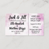 Jack und Jill Tickets (Vorderseite)