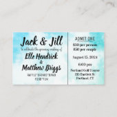 Jack und Jill Tickets (Vorderseite)