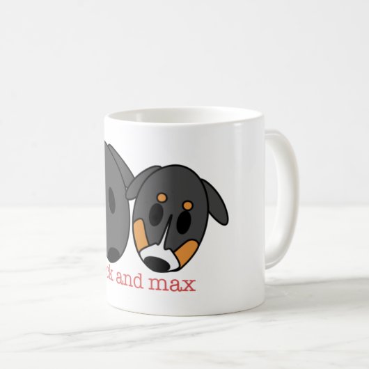 Jack und Max-Tasse Kaffeetasse (VorderseiteRechts)