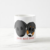 Jack und Max-Tasse Kaffeetasse (Mittel)