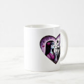 Jack und Sally Goth Valentine Kaffeetasse (VorderseiteRechts)