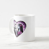 Jack und Sally Goth Valentine Kaffeetasse (Vorderseite Links)
