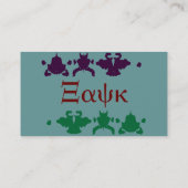 Jack Visitenkarte (Rückseite)