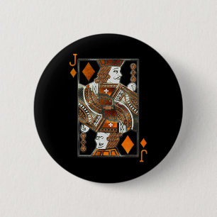 Jack von Diamanten spielen Card T-Shirt T Shirt Ha Button
