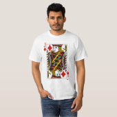Jack von Karo-Karten T-Shirt (Vorne ganz)