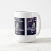 Jack Webb Space Telescope Fansklub Kaffee Tasse (VorderseiteRechts)