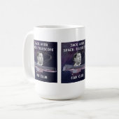 Jack Webb Space Telescope Fansklub Kaffee Tasse (Vorderseite Links)