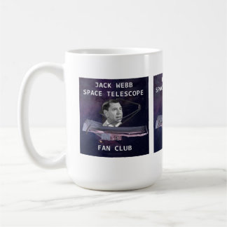 Jack Webb Space Telescope Fansklub Kaffee Tasse