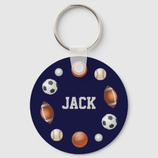 Jack World of Sports Key Chain - Blue Schlüsselanhänger