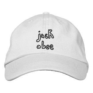 Jackabee-Logo-Mütze Bestickte Baseballkappe