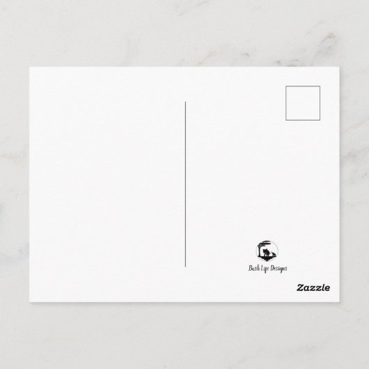 Jackal Postcard Postkarte (Rückseite)