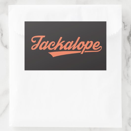 Jackalope ステッカー(長方形4枚入り) rechteckiger aufkleber (Tasche)