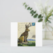 Jackalope #2 von James J. Froese Postkarte (Stehend Vorderseite)