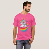 Jackalope auf einem Einhorn T-Shirt (Vorne ganz)