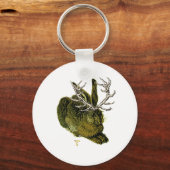 Jackalope aus dem 16. Jahrhundert Schlüsselanhänger (Vorderseite)