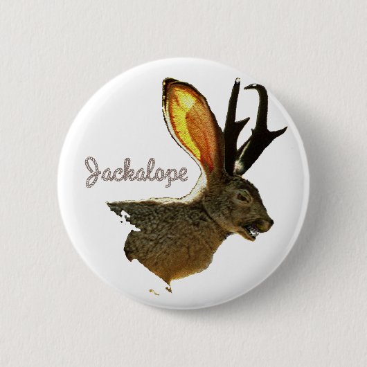 Jackalope Button (Vorderseite)