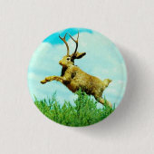 Jackalope Button (Vorderseite)