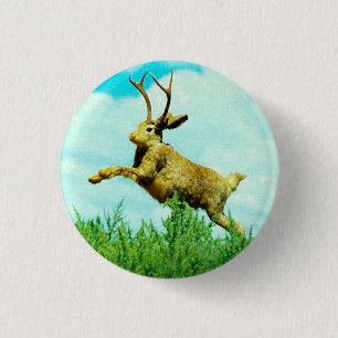 Jackalope Button