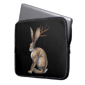 Jackalope Cryptid Animal Laptopschutzhülle (Vorderseite Links)