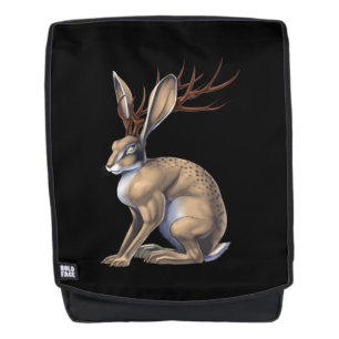 Jackalope Cryptid Animal Rucksack