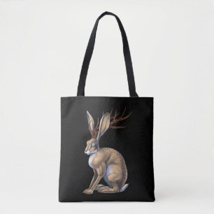 Jackalope Cryptid Animal Tasche