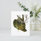 Jackalope des 16. Jahrhunderts Postkarte (Stehend Vorderseite)
