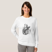 Jackalope Hoodie T-Shirt (Vorne ganz)