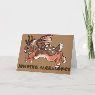 Jackalope hopfenreicher Geburtstag! Karte