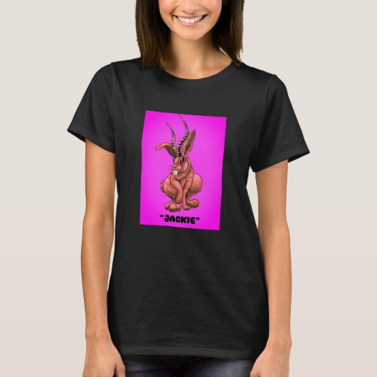 Jackalope "Jackie" Cryptid T - Shirt (Vorderseite)