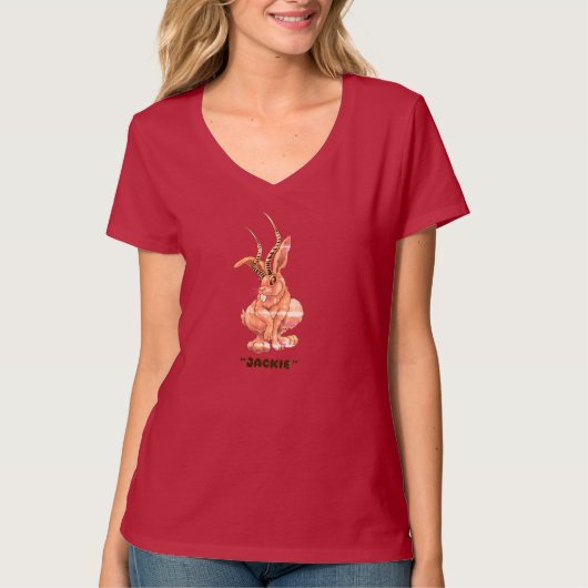 Jackalope "Jackie" Cryptid T - Shirt (Vorderseite)