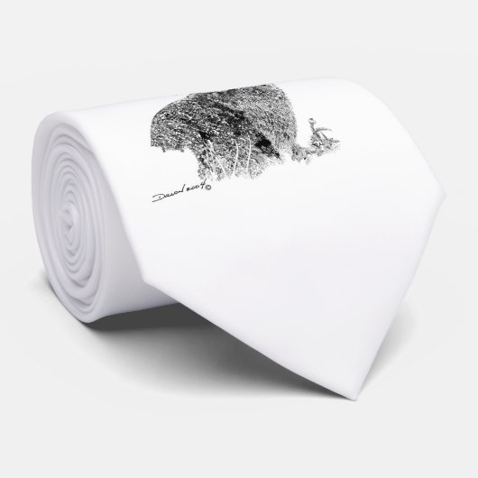 Jackalope Krawatte (Gerollt)