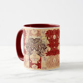 Jackalope Mask: Alice-Tasse Tasse (Vorderseite Links)