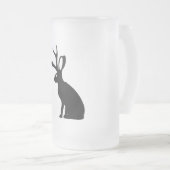 Jackalope Mattglas Bierglas (VorderseiteRechts)