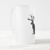Jackalope Mattglas Bierglas (Vorderseite Links)