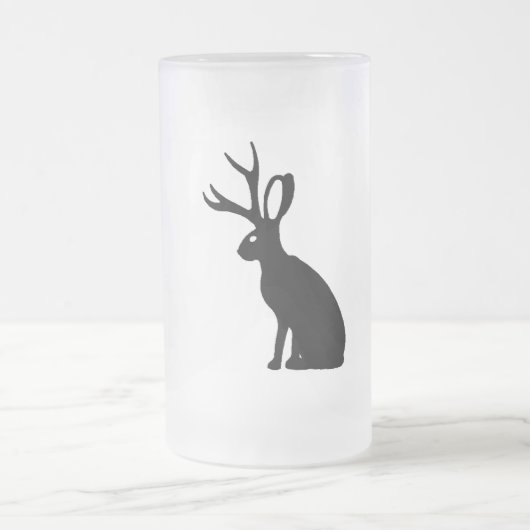 Jackalope Mattglas Bierglas (Mittel)