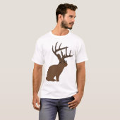jackalope mit Gläsern T-Shirt (Vorne ganz)