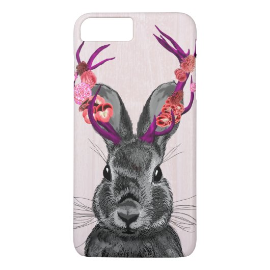 Jackalope mit rosa Antler 2 Case-Mate iPhone Hülle (Rückseite)