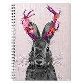 Jackalope mit rosa Antler 2 Notizblock (Vorderseite)