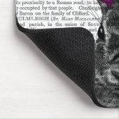 Jackalope mit rosa Antler Mousepad (Ecke)