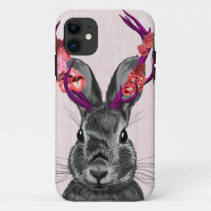 Jackalope mit rosa Geweihen 2 Case-Mate iPhone Hülle