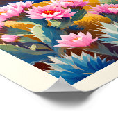 Jackalope Mountain Desert Just for Fun Poster (Ecke)