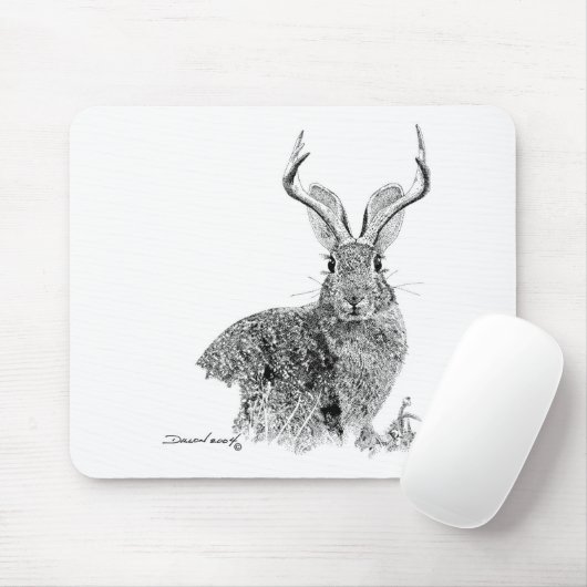 Jackalope Mousepad (Mit Mouse)