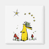 Jackalope Night Magnet (Vorne)