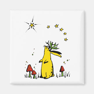 Jackalope Night Magnet