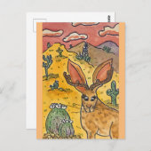 Jackalope, Original Art Parody Postkarte (Vorne/Hinten)