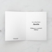 Jackalope Personalisiert Geburtstag Karte (Innenseite)